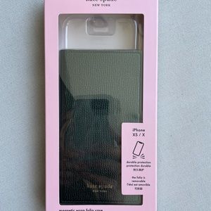 Kate Spade Magnetic Wrap Folio Case iPhone X / XS